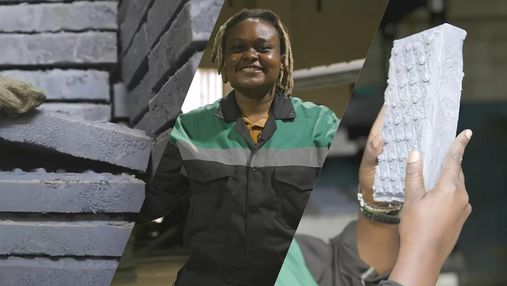 Кенійська інженерка виготовляє цеглу з пластикових відходів: вона міцніша, ніж бетон