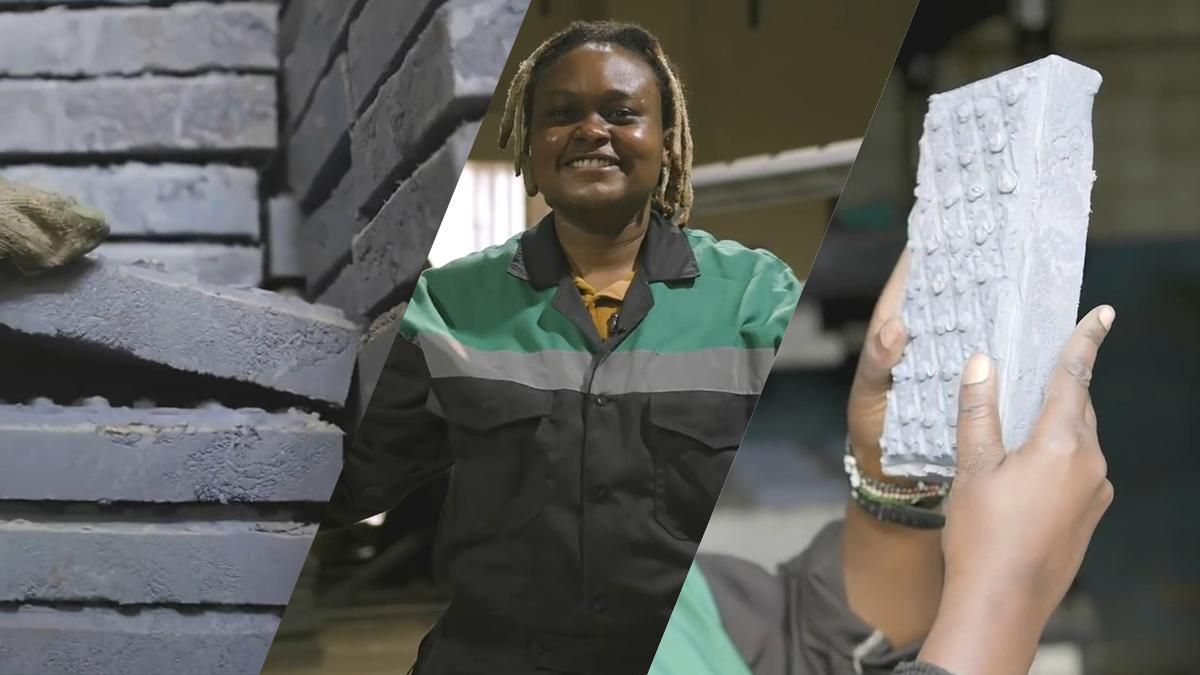 Кенійська інженерка виготовляє цеглу з пластикових відхотів: вона міцніша, ніж бетон - Новини технологій - Техно