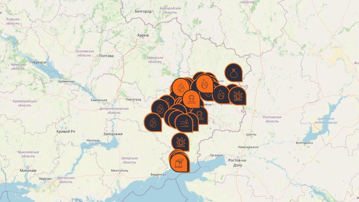 Презентували інтерактивну мапу екологічних проблем Донбасу: чому це важливо - Тренди