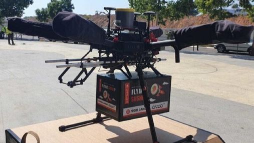 В Израиле дрон-курьер впервые доставил клиенту заказ из ресторана