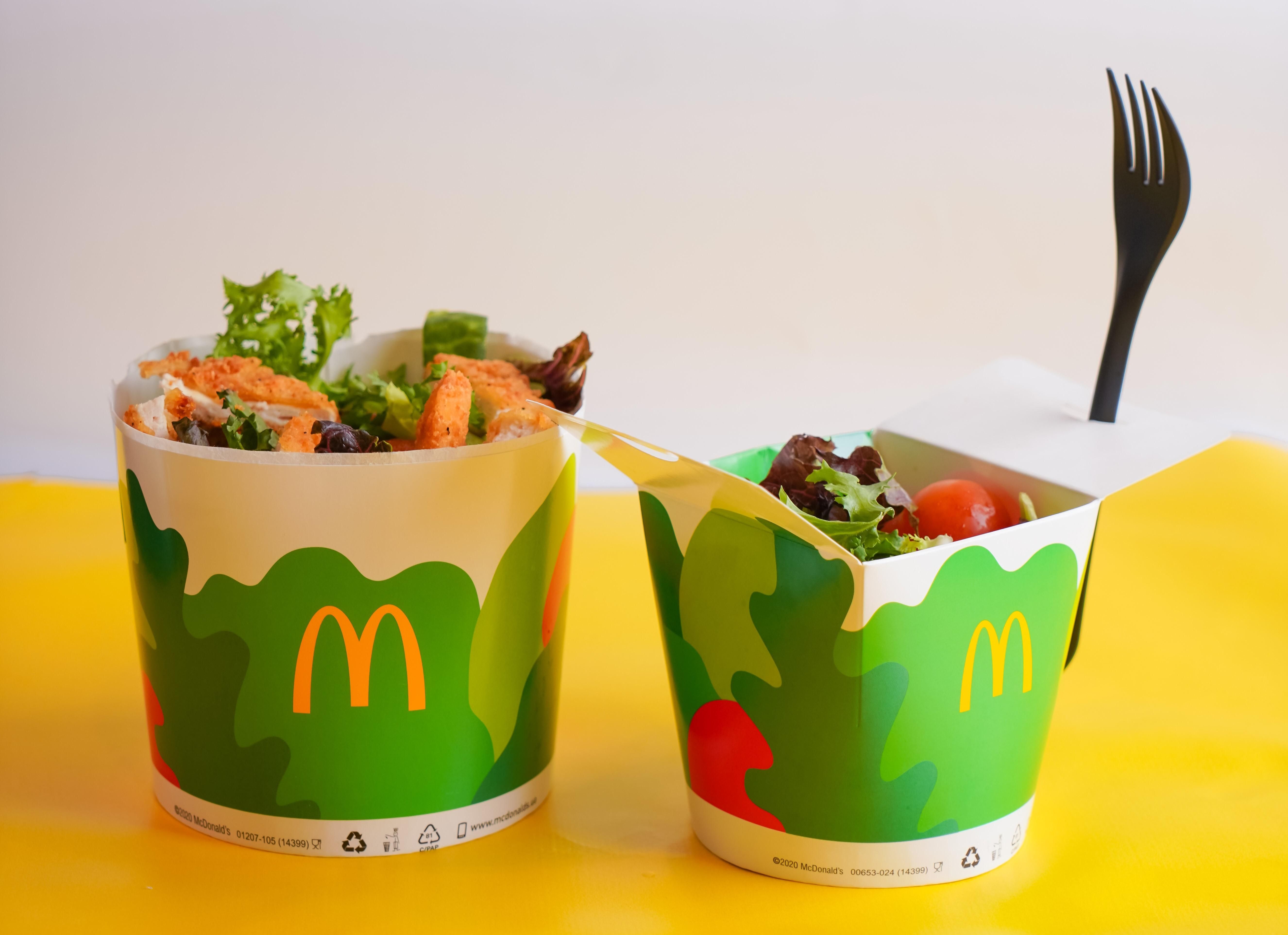 Легкі та поживні: що потрібно знати про салати в ресторанах McDonald's - Тренди
